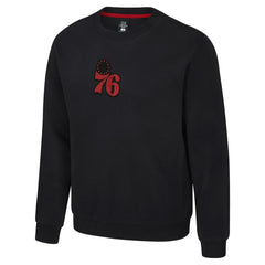 Philadelphia 76ers Stadium Essentials Unisex Club Level Chenille Sweatshirt - Black online