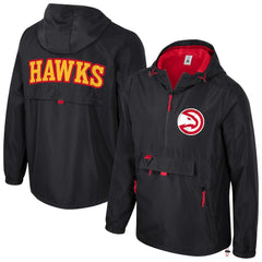 Atlanta Hawks Stadium Essentials Unisex Compete Quarter-Zip Hoodie Jacket - Black shop