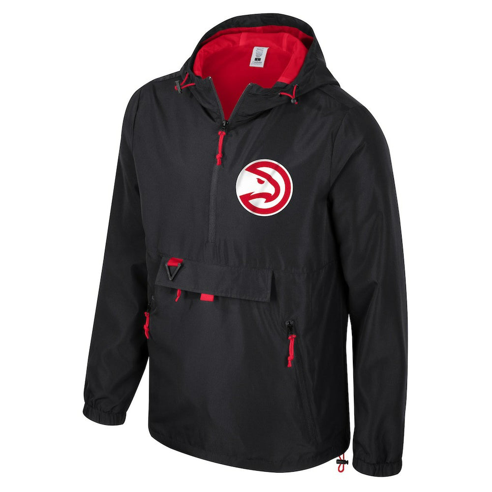 Atlanta Hawks Stadium Essentials Unisex Compete Quarter-Zip Hoodie Jacket - Black shop