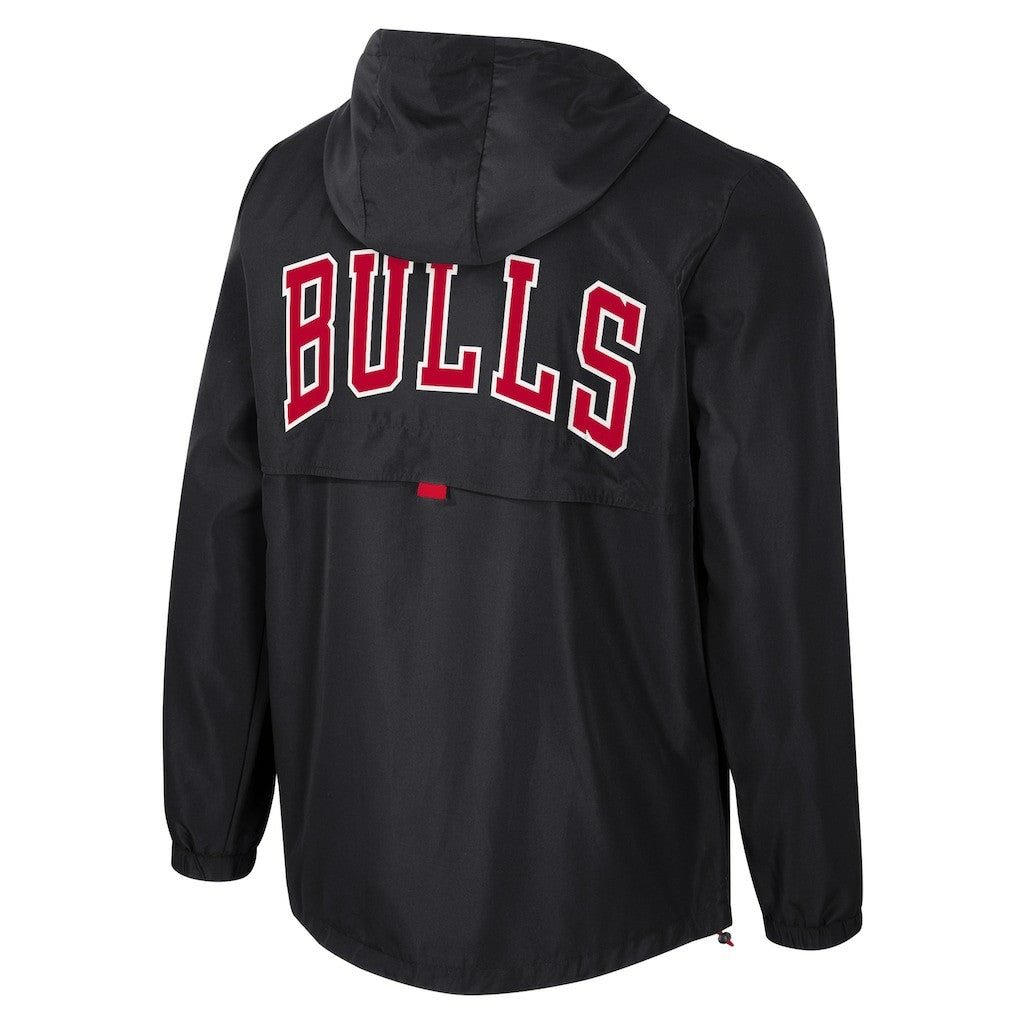 Chicago Bulls Stadium Essentials Unisex Compete Quarter-Zip Hoodie Jacket - Black on sale