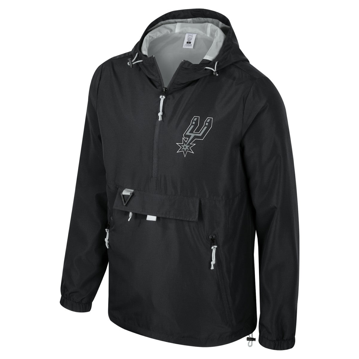 San Antonio Spurs Stadium Essentials Unisex Compete Quarter-Zip Hoodie Jacket - Black sale
