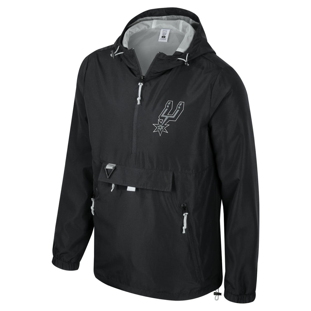 San Antonio Spurs Stadium Essentials Unisex Compete Quarter-Zip Hoodie Jacket - Black sale