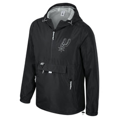 San Antonio Spurs Stadium Essentials Unisex Compete Quarter-Zip Hoodie Jacket - Black sale