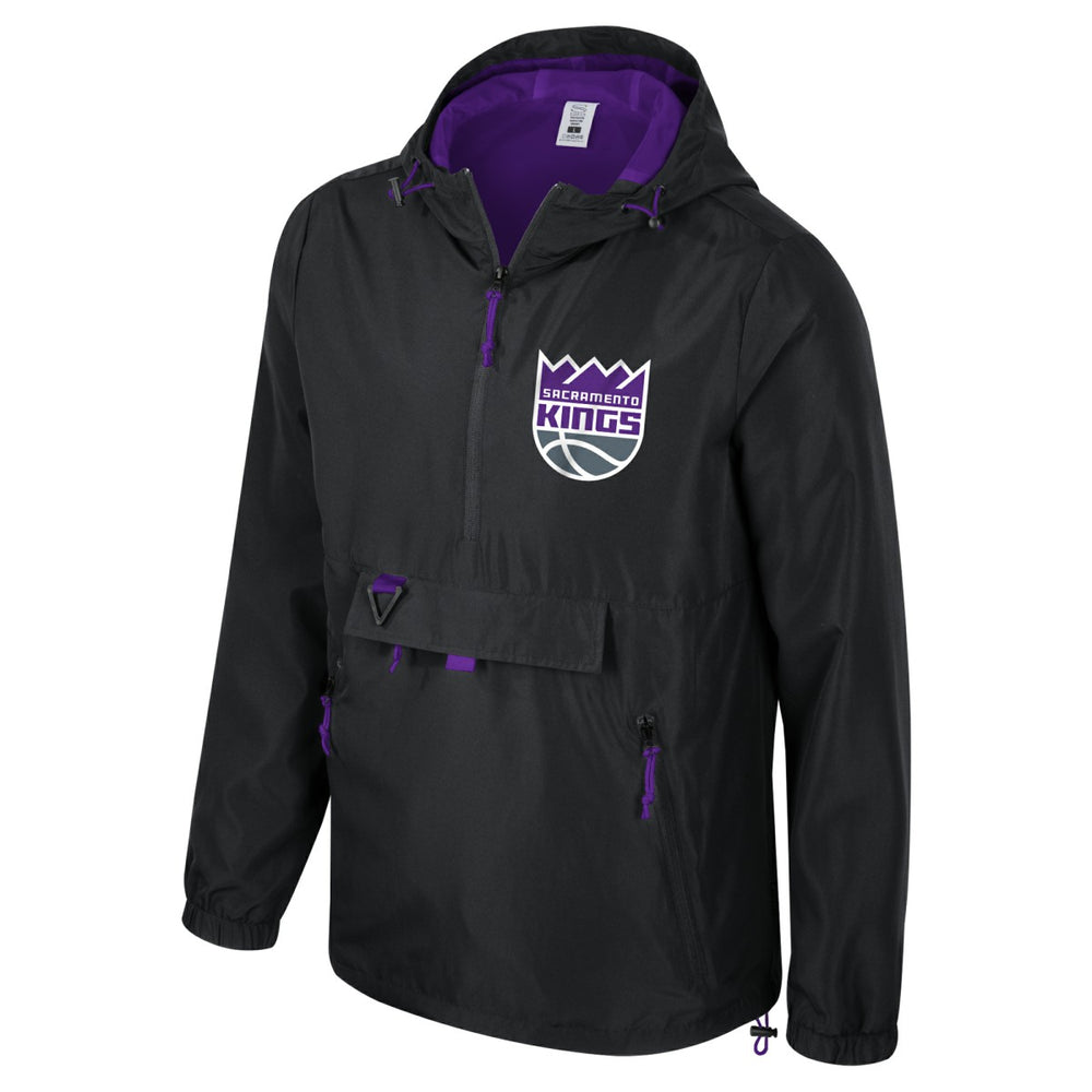 Sacramento Kings Stadium Essentials Unisex Compete Quarter-Zip Hoodie Jacket - Black shop