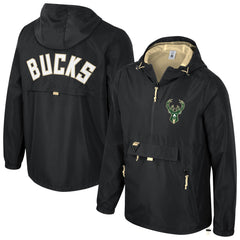 Milwaukee Bucks Stadium Essentials Unisex Compete Quarter-Zip Hoodie Jacket - Black online