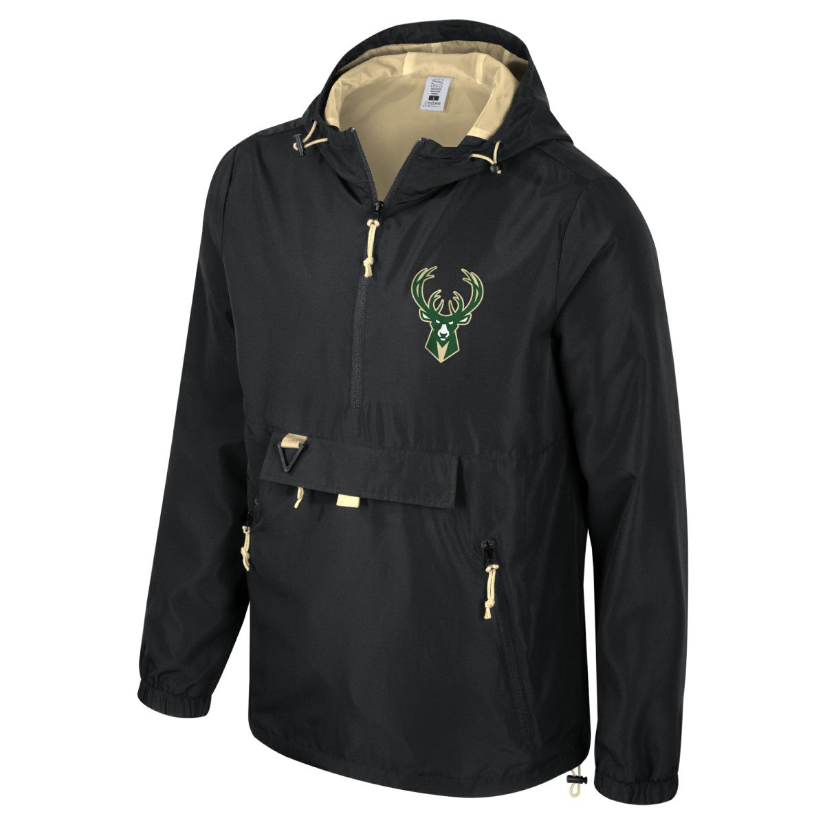 Milwaukee Bucks Stadium Essentials Unisex Compete Quarter-Zip Hoodie Jacket - Black online