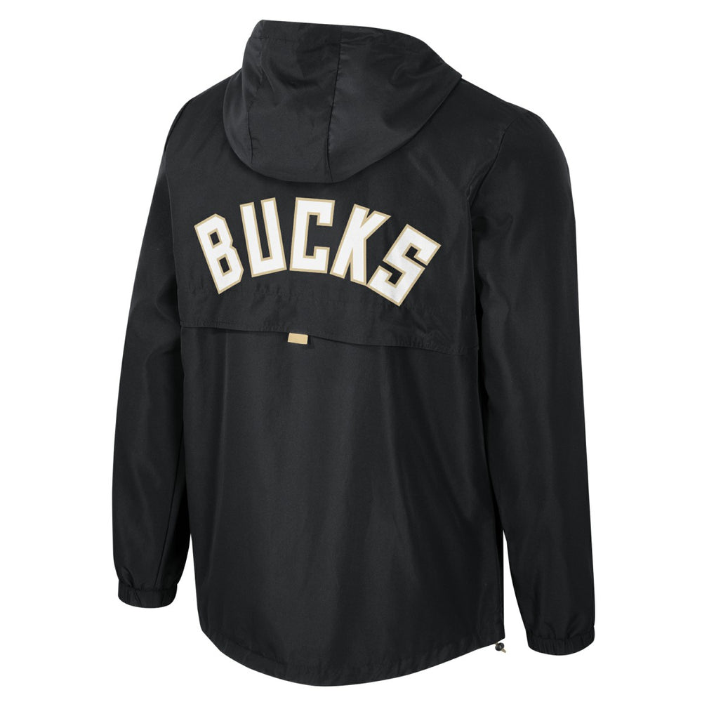 Milwaukee Bucks Stadium Essentials Unisex Compete Quarter-Zip Hoodie Jacket - Black online