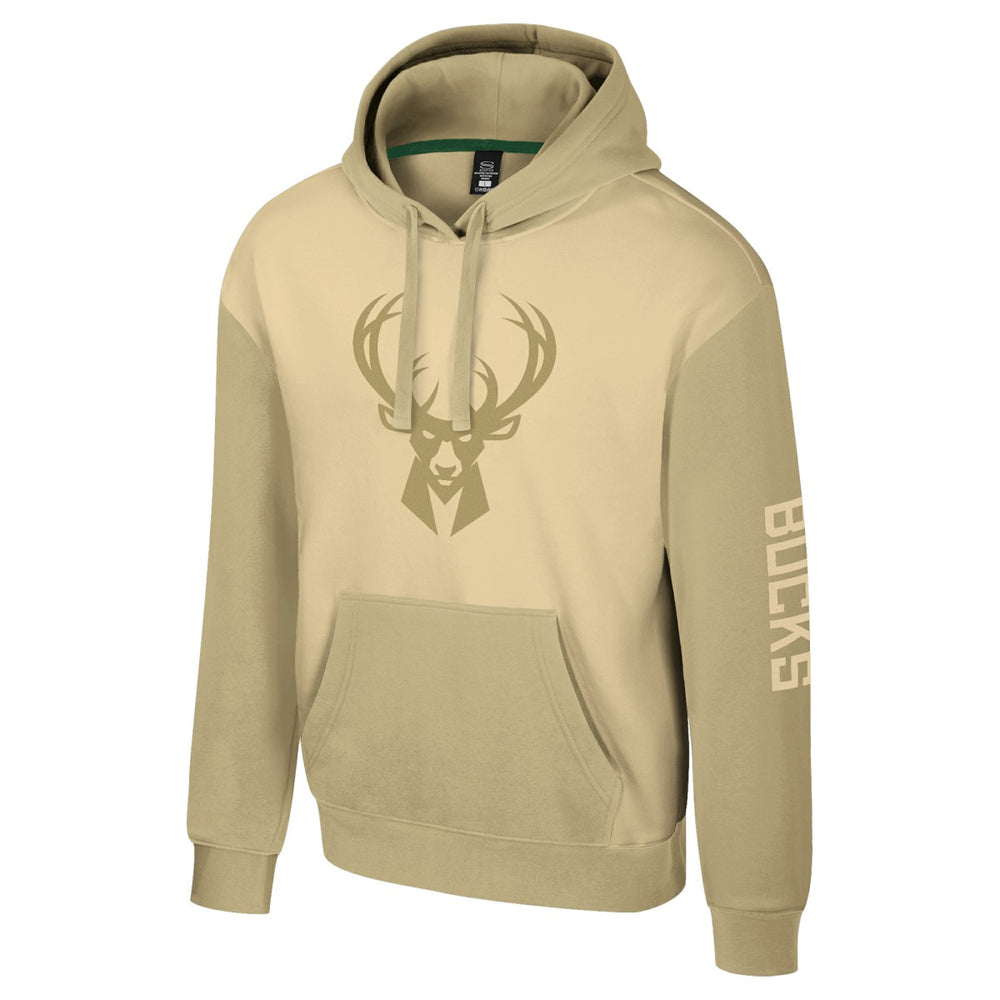 Milwaukee Bucks Stadium Essentials Unisex Rafters Burst Hoodie - Khaki on sale
