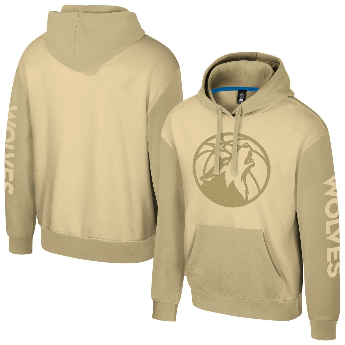 Minnesota Timberwolves Stadium Essentials Unisex Rafters Burst Hoodie - Khaki sale