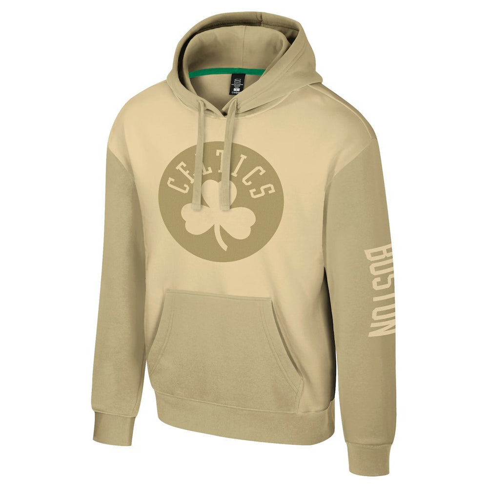 Boston Celtics Stadium Essentials Unisex Rafters Burst Hoodie - Khaki cheap