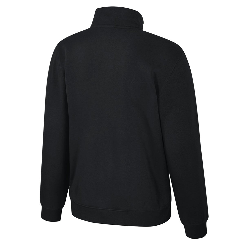 Los Angeles Lakers Stadium Essentials Unisex Varsity Trainer Quarter-Zip Pullover - Black sale