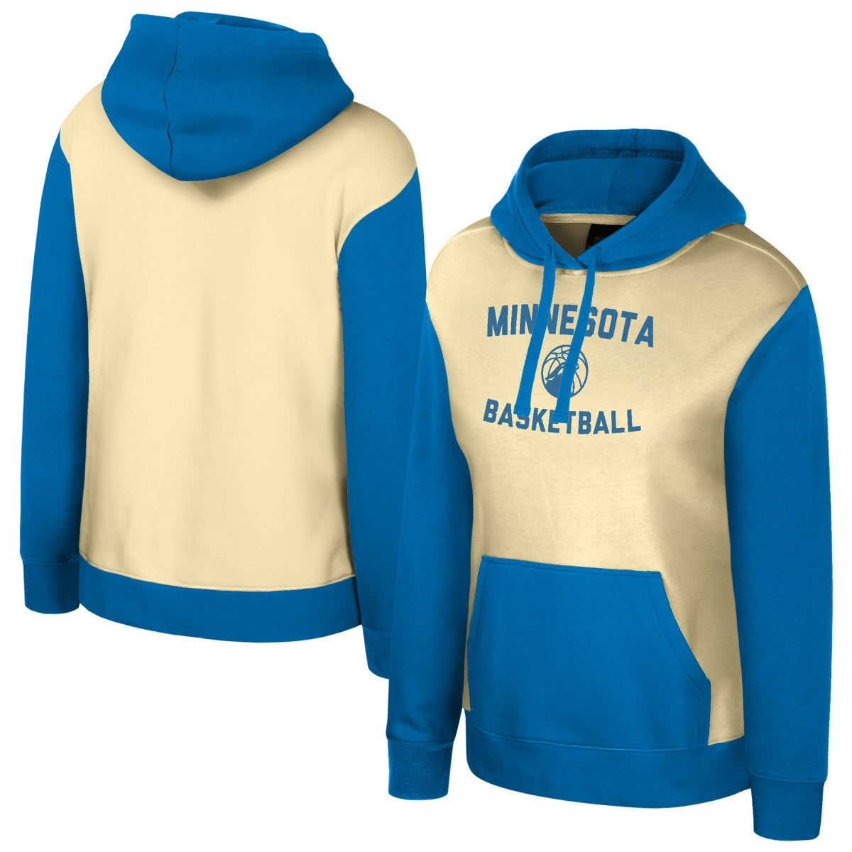 Minnesota Timberwolves Stadium Essentials Women's Rafters Road Trip Hoodie - Cream online