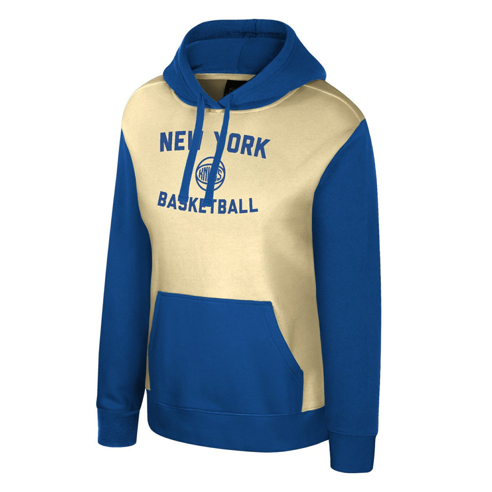 New York Knicks Stadium Essentials Women's Rafters Road Trip Hoodie - Cream discount