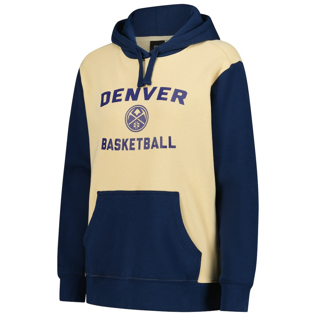 Denver Nuggets Stadium Essentials Women's Rafters Road Trip Hoodie sale - Cream sale