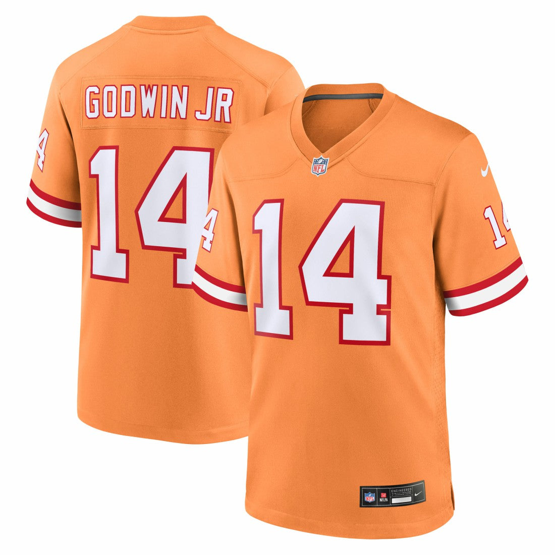 Chris Godwin Jr. Tampa Bay Buccaneers Alternate Game Player Jersey - Orange | Nike for sale