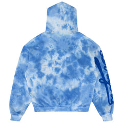 Los Angeles Dodgers Aviator Nation x MLB Unisex Tie-Dye Tri-Blend Hoodie - Light Blue
