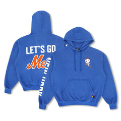 New York Mets Aviator Nation x MLB Unisex Relaxed Tri-Blend Hoodie - Royal