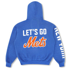 New York Mets Aviator Nation x MLB Unisex Relaxed Tri-Blend Hoodie - Royal