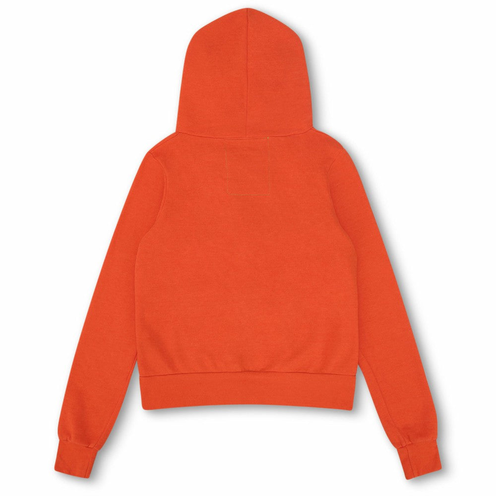 New York Mets Aviator Nation x MLB Unisex Five-Stripe Tri-Blend Full-Zip Hoodie - Orange