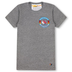 Texas Rangers Aviator Nation x MLB Unisex Tri-Blend T-Shirt - Heather Gray