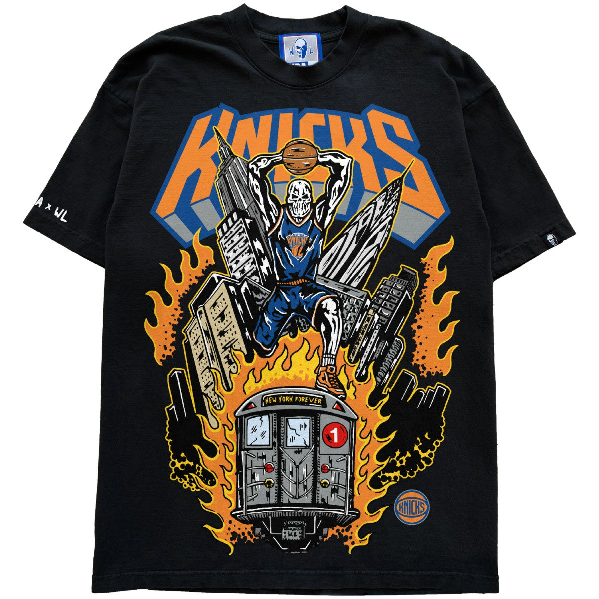 New York Knicks Warren Lotas x Fest Subway T-Shirt - Black | Fanatics online