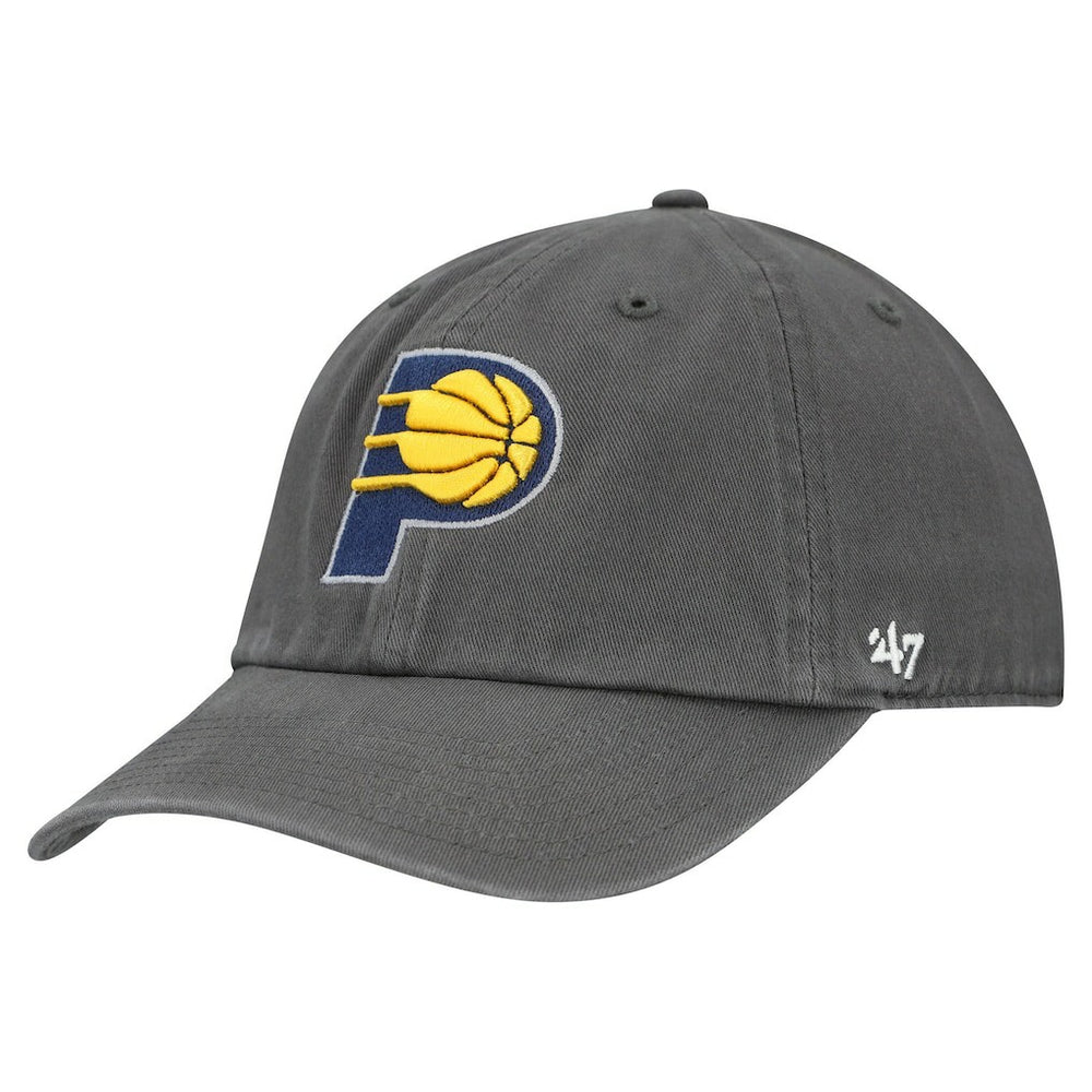 Indiana Pacers '47 Primary Logo Clean Up Adjustable Hat - Charcoal | 47 brand shop