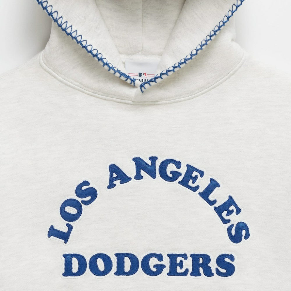 Los Angeles Dodgers Madhappy x MLB Unisex Heavyweight Fleece Hoodie - Heather Gray