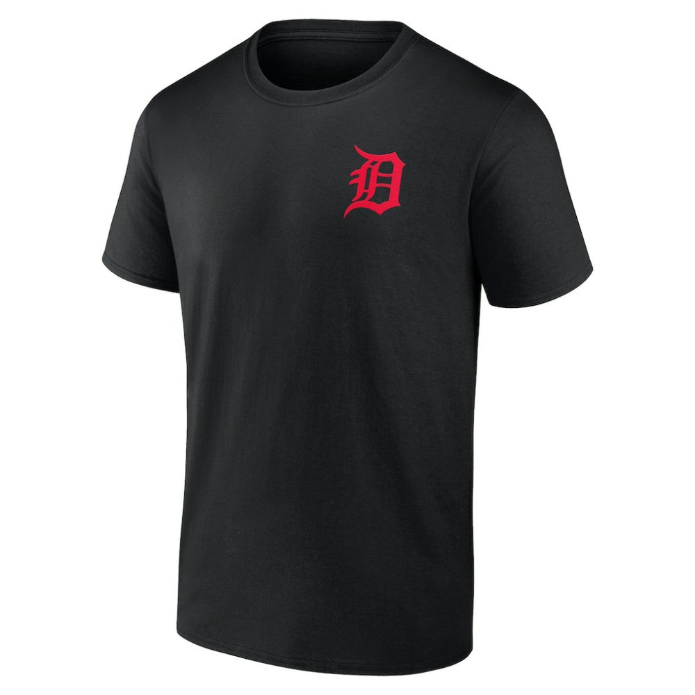 Detroit Tigers Stranger Things Graphic T-Shirt - Black