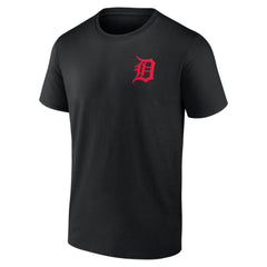 Detroit Tigers Stranger Things Graphic T-Shirt - Black