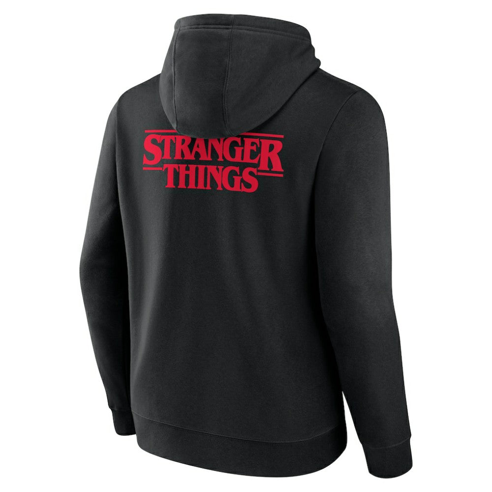 Pittsburgh Pirates Stranger Things Logo Lockup Pullover Hoodie - Black