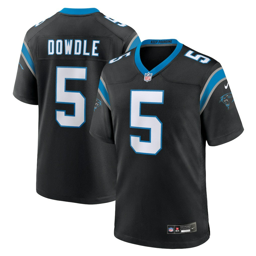 Rico Dowdle Carolina Panthers Team Game Jersey - Black | Nike for sale