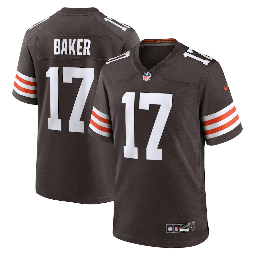 Jerome Baker Cleveland Browns Team Game Jersey - Brown | Nike on sale