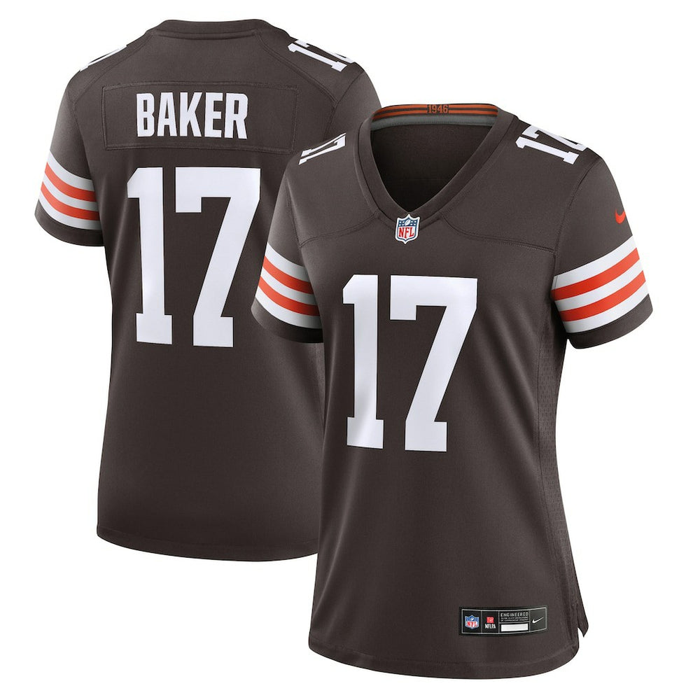 Jerome Baker Cleveland Browns Women's Team Game Jersey - Brown | Nike online