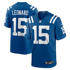 Riley Leonard Indianapolis Colts Team Game Jersey - Royal | Nike for sale