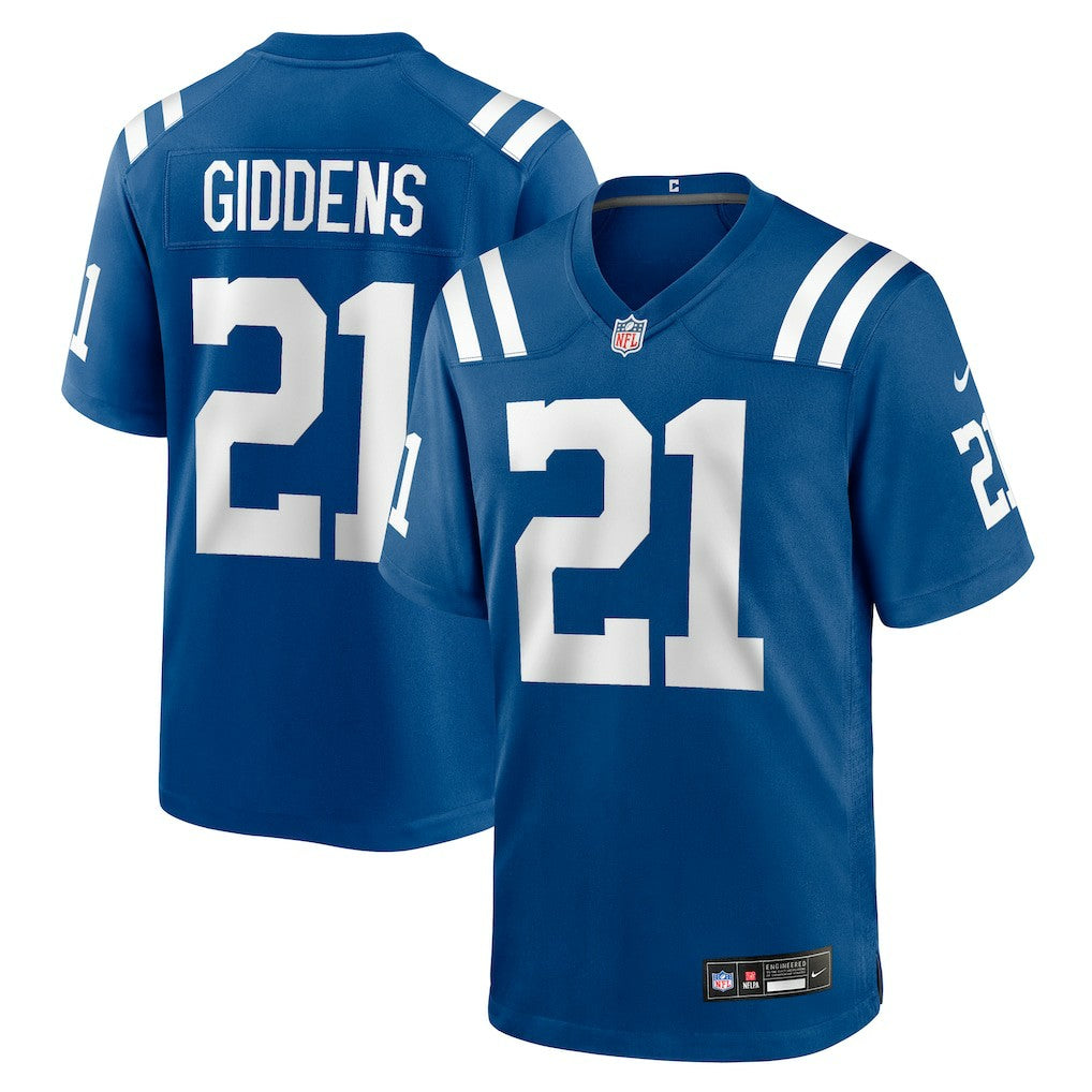 DJ Giddens Indianapolis Colts Team Game Jersey - Royal | Nike on sale