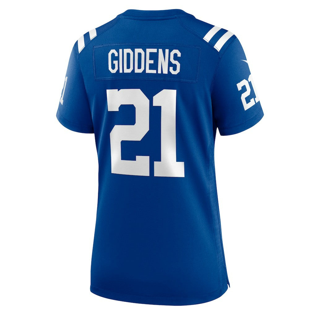 DJ Giddens Indianapolis Colts Women's Team Game Jersey - Royal | Nike for sale