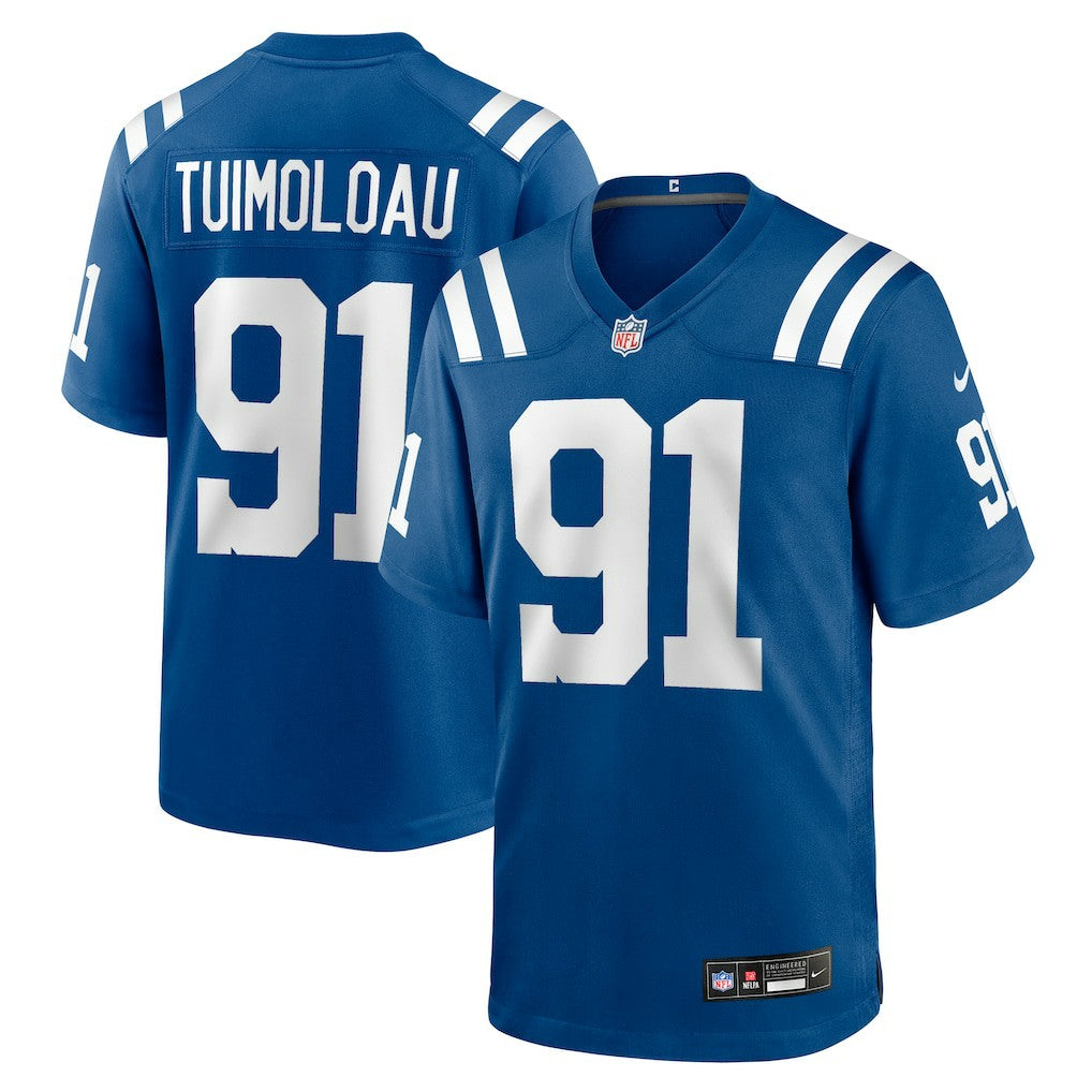 JT Tuimoloau Indianapolis Colts Team Game Jersey - Royal | Nike on sale