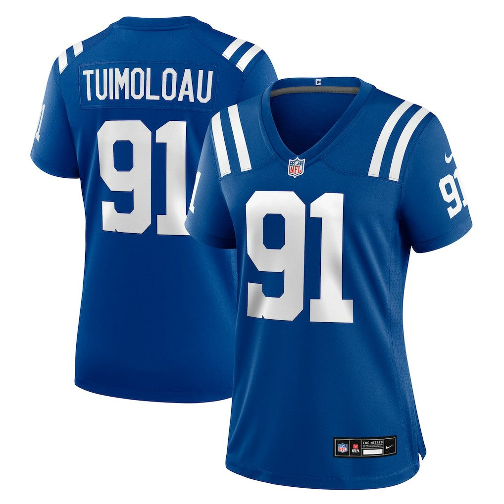 JT Tuimoloau Indianapolis Colts Women's Team Game Jersey - Royal | Nike cheap