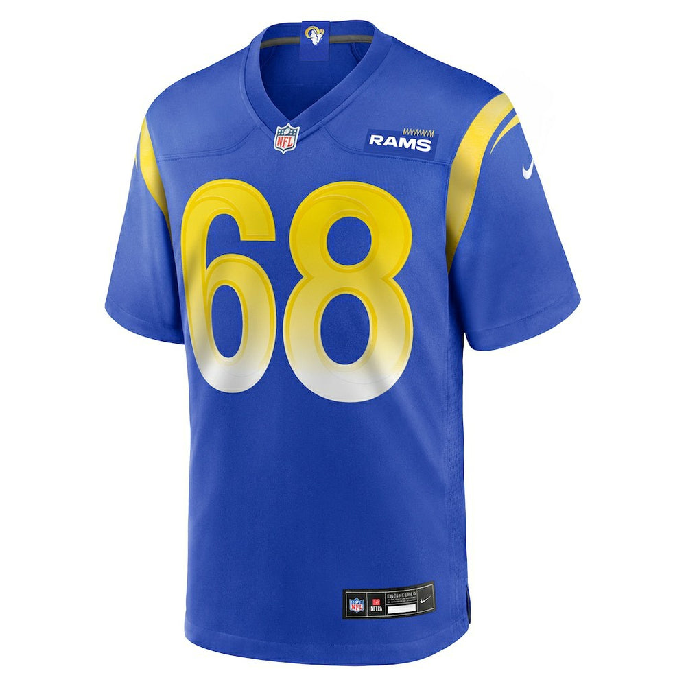 David Quessenberry Los Angeles Rams Team Game Jersey - Royal | Nike online