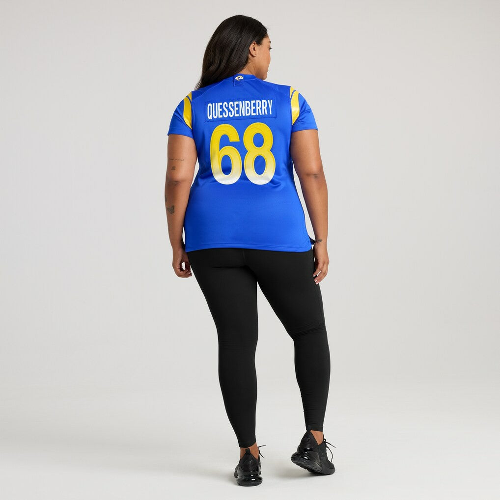 David Quessenberry Los Angeles Rams Women's Team Game Jersey - Royal | Nike discount