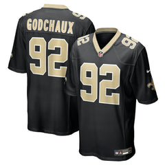 Davon Godchaux New Orleans Saints Team Game Jersey - Black | Nike outlet