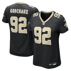 Davon Godchaux New Orleans Saints Women's Team Game Jersey - Black | Nike online