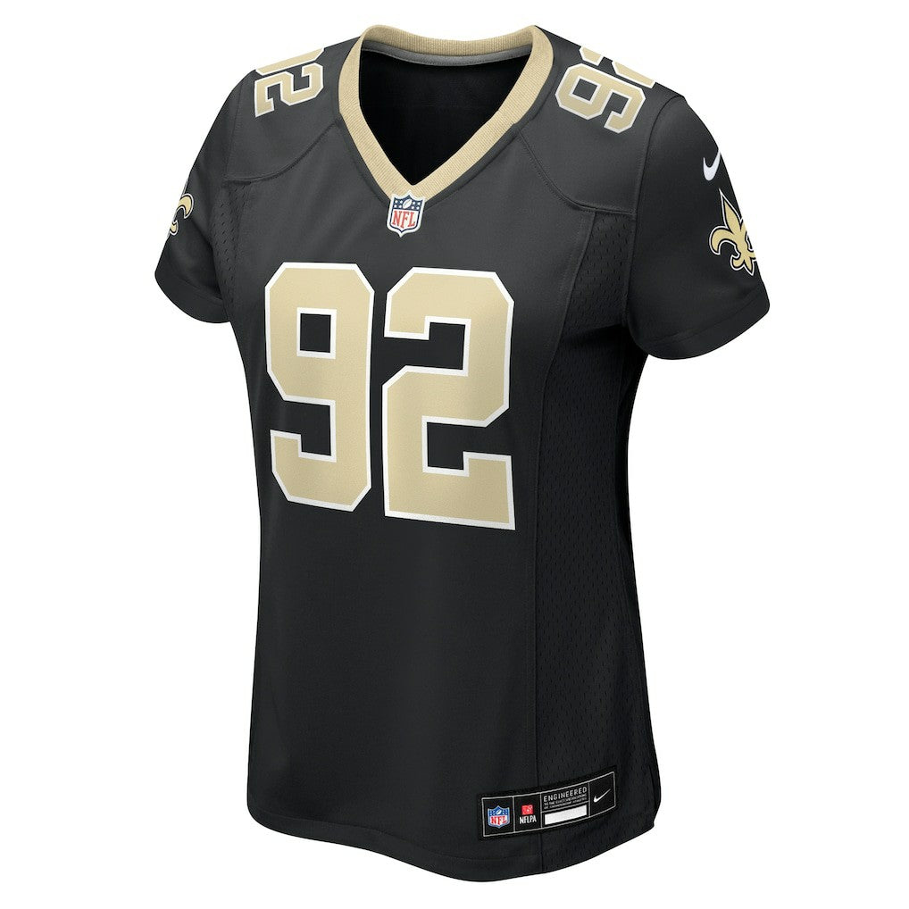 Davon Godchaux New Orleans Saints Women's Team Game Jersey - Black | Nike online