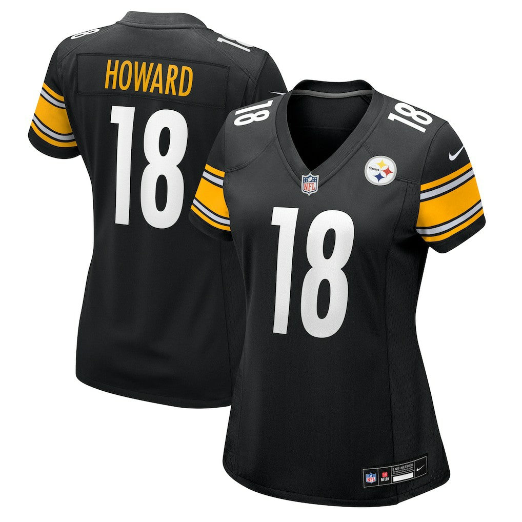 Will Howard Pittsburgh Steelers Women's Team Game Jersey - Black | Nike for sale