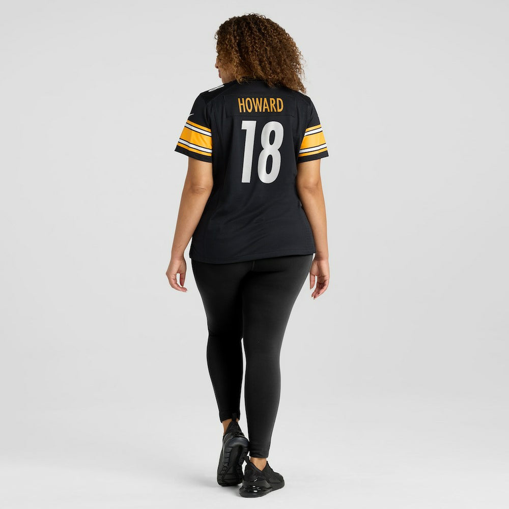 Will Howard Pittsburgh Steelers Women's Team Game Jersey - Black | Nike for sale