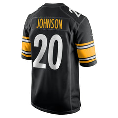 Kaleb Johnson Pittsburgh Steelers Team Game Jersey - Black | Nike on sale