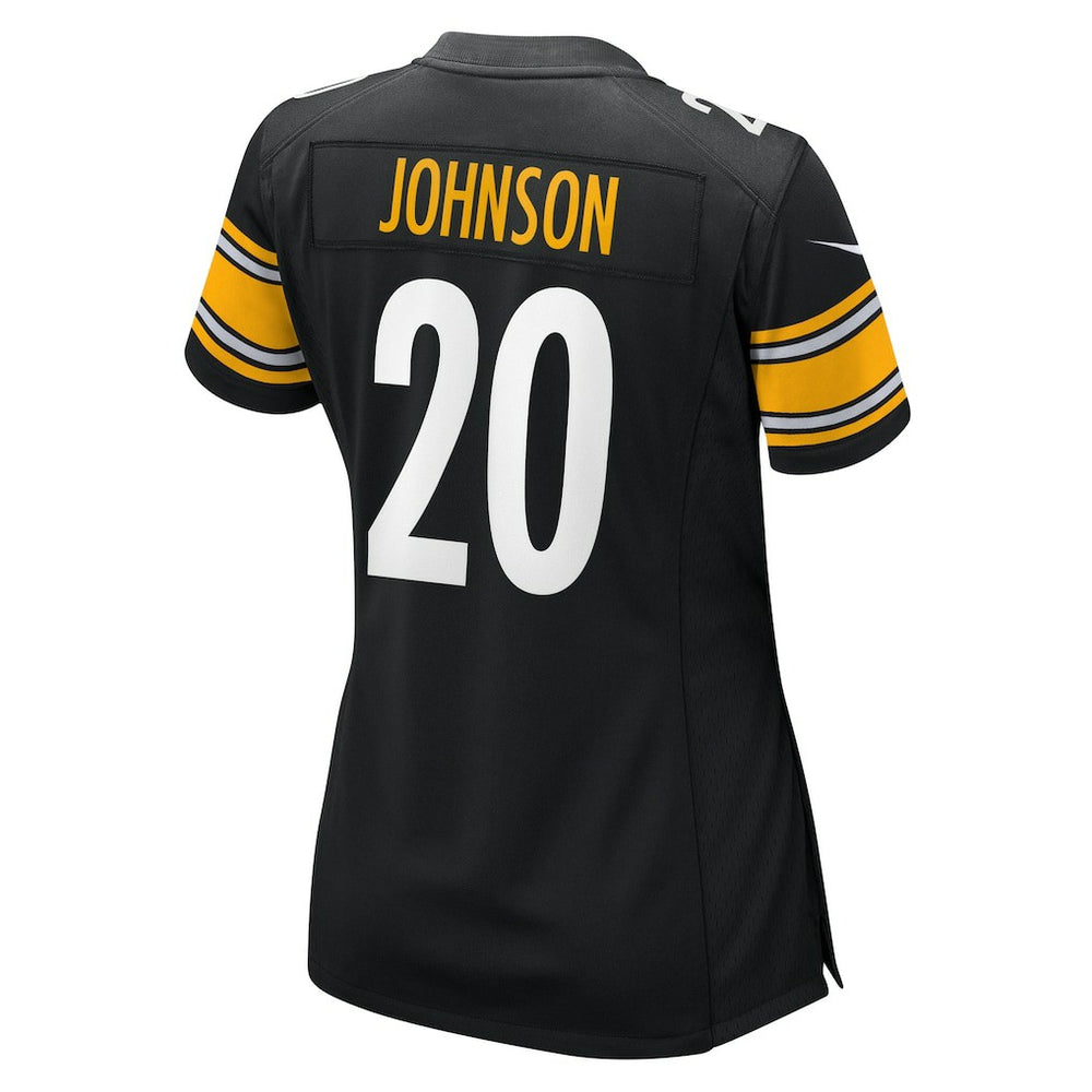 Kaleb Johnson Pittsburgh Steelers Women's Team Game Jersey - Black | Nike outlet
