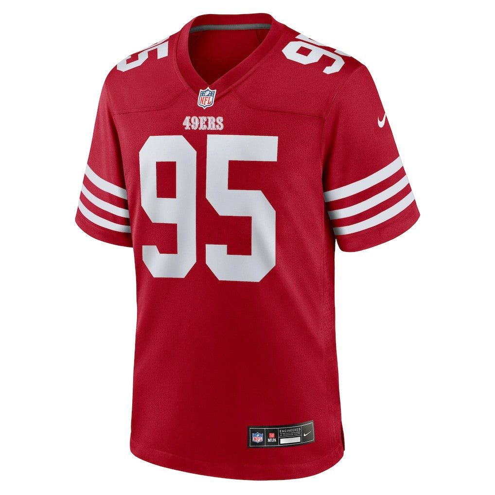 Alfred Collins San Francisco 49ers Team Game Jersey - Scarlet | Nike cheap