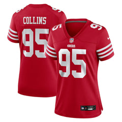 Alfred Collins San Francisco 49ers Women's Team Game Jersey - Scarlet | Nike cheap