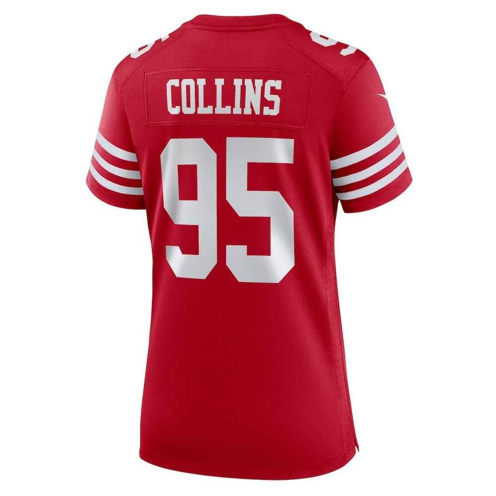 Alfred Collins San Francisco 49ers Women's Team Game Jersey - Scarlet | Nike cheap